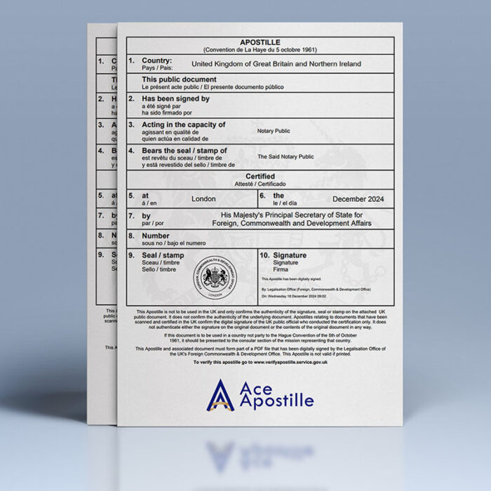 Hague Apostille From £79