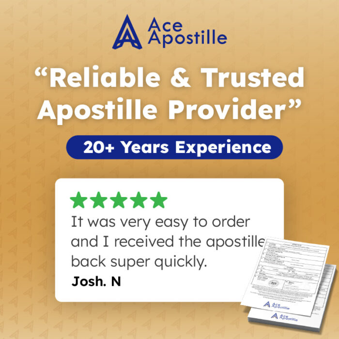 Trusted Apostille with 5-star Apostille reviews