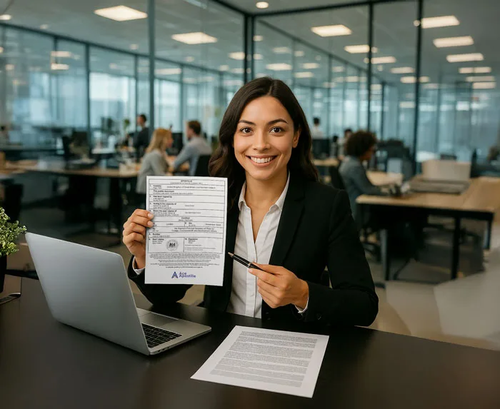 Lady-holding-apostille-2-s About Ace Apostille. Apostille Service Certificate from Ace Apostille