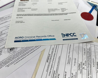 ACRO Certificate Ace Apostille
